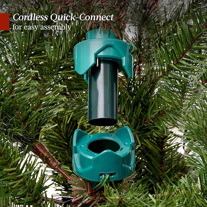 Best Choice Products 12ft Pre-Lit Artificial Aspen Slim Christmas Tree, Noble Holiday Décor w/ 5,748 Branch Tips, 2-in-1 Multicolor LED Lights, Cordless Connection, Metal Stand