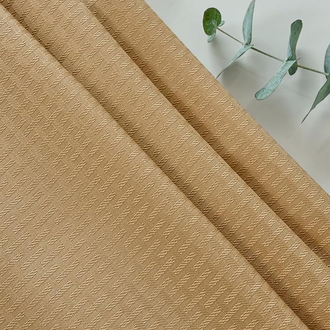 maxmill Square Jacquard Tablecloth Waterproof Spillproof Wrinkle Resistant Soft Weaved Design Table Cloth for Dinner and Party Washable Fabric Cover, Indoor and Outdoor Use, 60 x 60 Inch, Beige