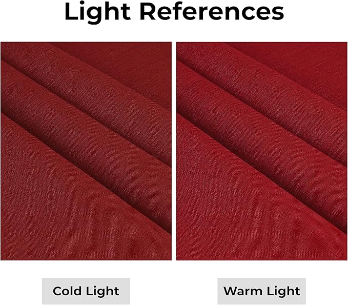 D'Moksha Homes Linen Red Table Runner 132 Inches Long - 100% Pure Linen Extra Long Table Runner 14 x 132 Inch for Winter, Christmas, Holiday - Machine Washable