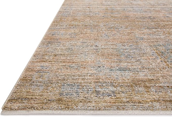 Loloi Jean Stoffer Katherine Collection KES-04 Copper/Steel 2'-7'' x 12'-0'', .25" Pile Height, Runner Rug