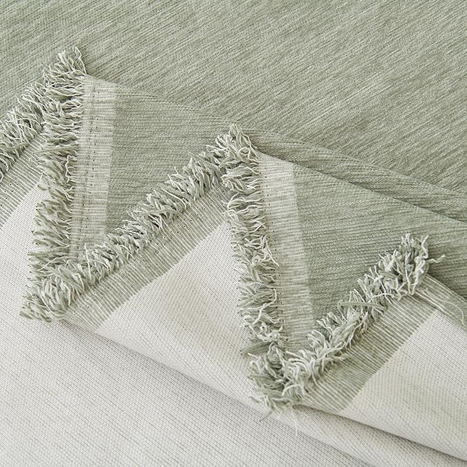 DREAMINGO Sofa Covers Washable Thick Chenille Couch Cover for 3 Cushion Couch Sofa Multi-Use Couch Cover Blanket Modern Pet Furniture Protector Sectional Couch Slipcover 71"x150", Sage Green