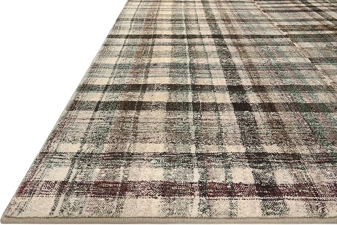 Loloi Chris Loves Julia Humphrey Collection HUM-03 Forest/Multi 7'-3'' x 9'-3'' .38" Pile Height, Area Rug feat. CloudPile