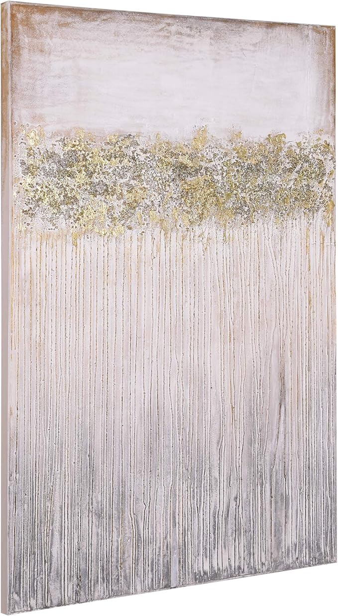 Empire Art Direct Abstract Wall Art Textured Hand Painted Canvas by Martin Edwards, Unframed, 60" x 40", Dust