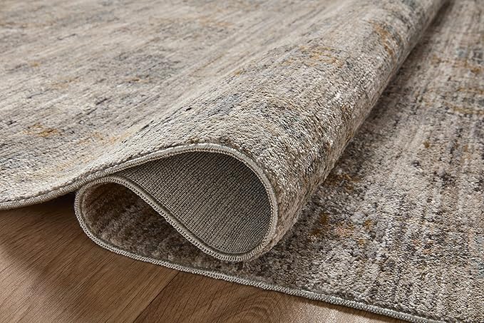 Loloi Jean Stoffer Katherine Collection KES-04 Pebble/Ocean 3'-6" x 5'-6", .25" Pile Height, Accent Rug