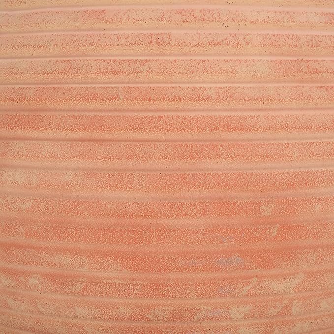 SAFAVIEH Outdoor Collection Mora Terracotta Finconstone Cement Round Planter Pot (Fully Assembled)