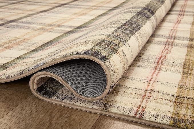 Loloi Chris Loves Julia Humphrey Collection HUM-02 Ivory/Multi 2'-0'' x 5'-0'', .38" Pile Height, Accent Rug feat. CloudPile