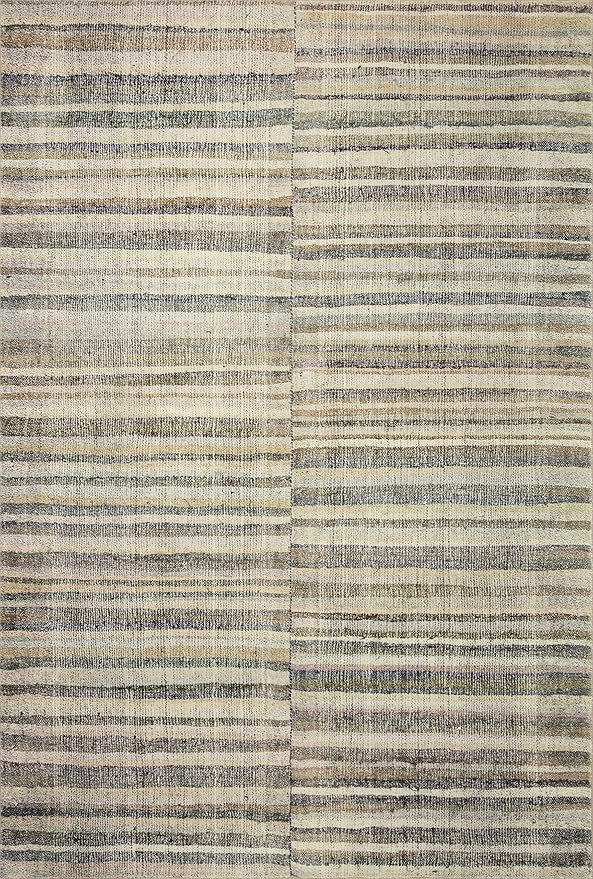 Loloi Chris Loves Julia Humphrey Collection HUM-01 Natural/Moss 2'-3'' x 9'-6'', .38" Pile Height, Runner Rug feat. CloudPile