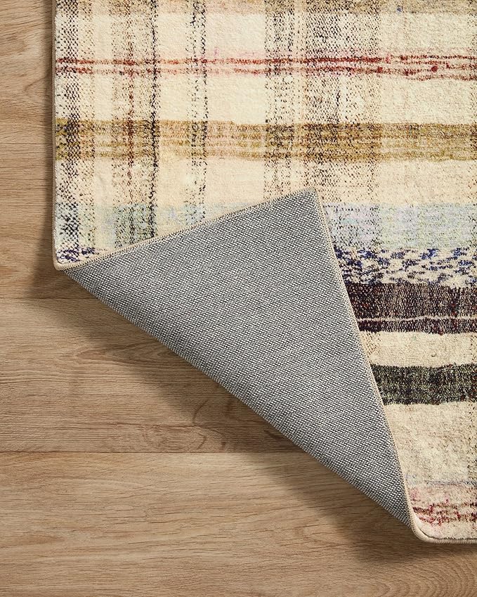 Loloi Chris Loves Julia Humphrey Collection HUM-02 Ivory/Multi 2'-0'' x 5'-0'', .38" Pile Height, Accent Rug feat. CloudPile