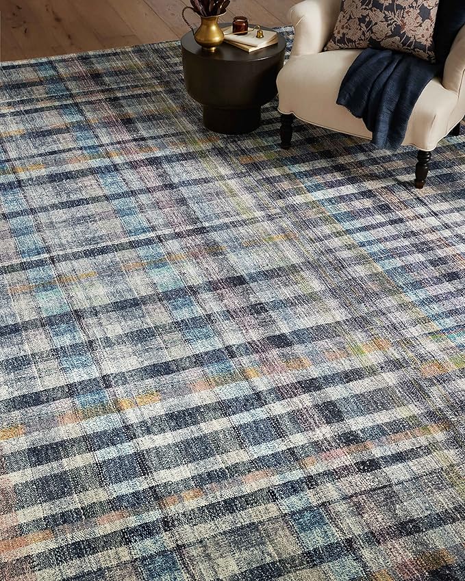 Loloi Chris Loves Julia Humphrey Collection HUM-04 Plum/Multi 2'-0'' x 5'-0'', .38" Pile Height, Accent Rug feat. CloudPile