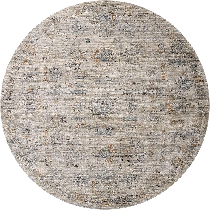 Loloi Jean Stoffer Katherine Collection KES-04 Pebble/Ocean 11'-6'' x 15'-7'', .25" Pile Height, Area Rug