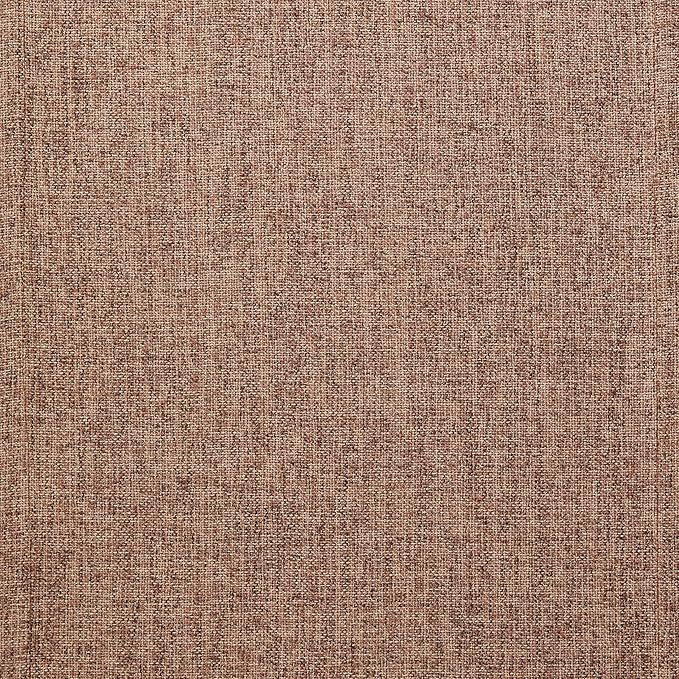 ZeeMart Burlap Style Farmhouse Table Runners 48 Inches Long, Brown Rustic Woven Dining Table Runner for Everyday Use, 14x48 Inches, Brown