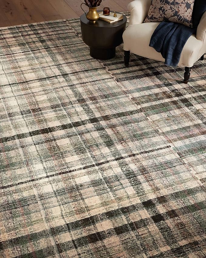 Loloi Chris Loves Julia Humphrey Collection HUM-03 Forest/Multi 3'-6'' x 5'-6'', .38" Pile Height, Accent Rug feat. CloudPile