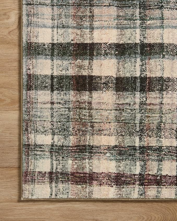 Loloi Chris Loves Julia Humphrey Collection HUM-03 Forest/Multi 2'-3'' x 7'-6'', .38" Pile Height, Runner Rug feat. CloudPile