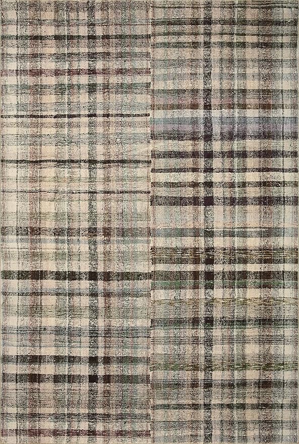 Loloi Chris Loves Julia Humphrey Collection HUM-03 Forest/Multi 2'-3'' x 7'-6'', .38" Pile Height, Runner Rug feat. CloudPile