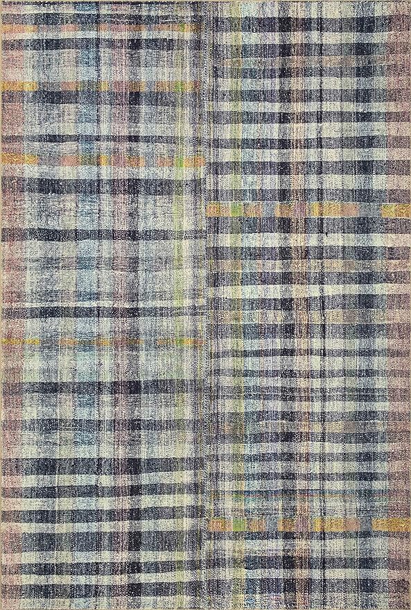 Loloi Chris Loves Julia Humphrey Collection HUM-04 Plum/Multi 2'-3'' x 7'-6'', .38" Pile Height, Runner Rug feat. CloudPile