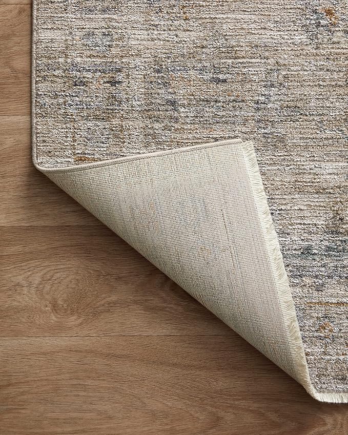 Loloi Jean Stoffer Katherine Collection KES-04 Pebble/Ocean 3'-6" x 5'-6", .25" Pile Height, Accent Rug