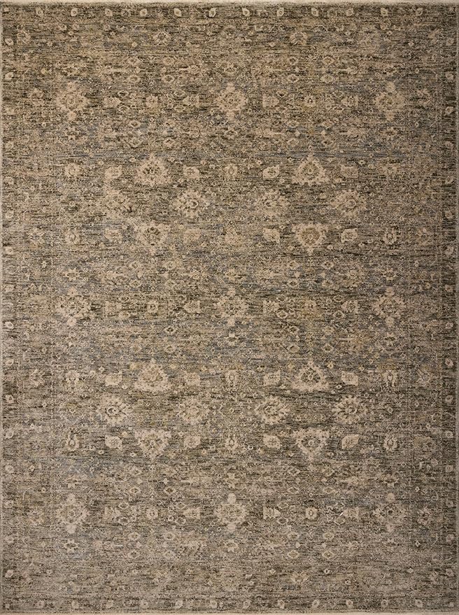 Loloi Magnolia Home by Joanna Gaines Junie Collection JUE-06 Lagoon/Natural 2'-7" x 8'-0", .38 Pile Height, Runner Rug